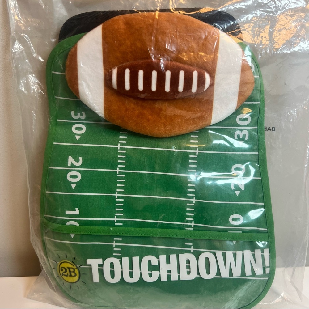 2B Football Touchdown Car Seat Bib Sealed